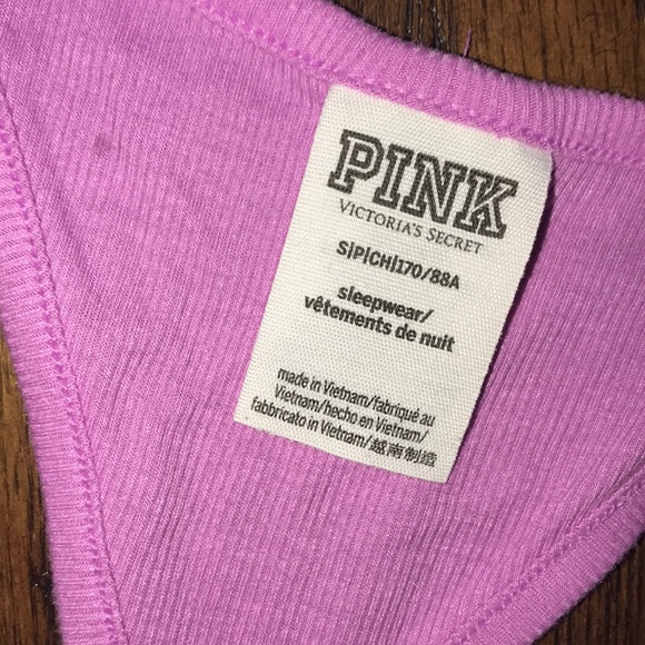 PINK racer back tank - Picture 3 of 3